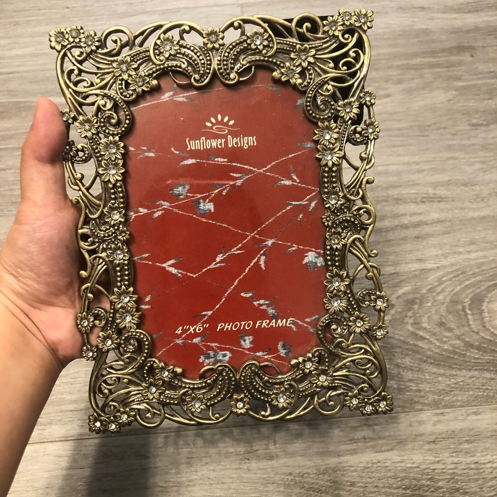 Floral photo frame 4X6